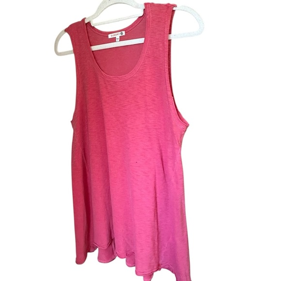 Sundry Vibrant Pink Tank Top - Picture 1 of 6